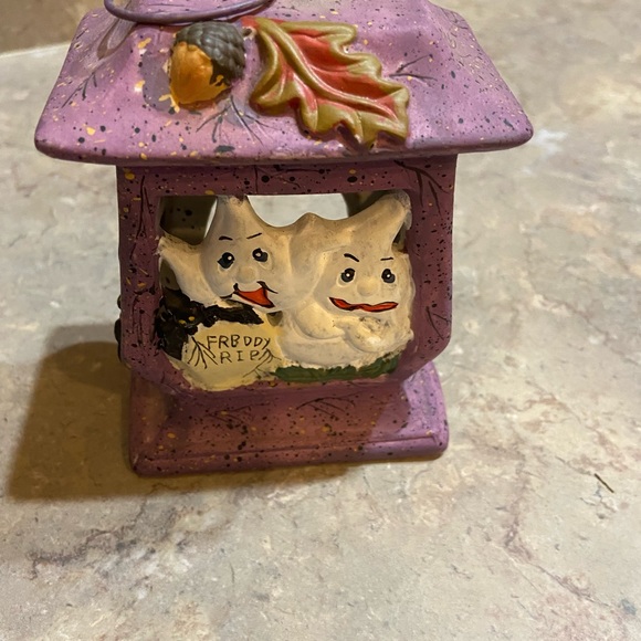 Hanging Scare cat & hanging candle holder Halloween bundle set - Picture 2 of 7